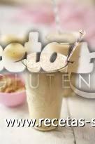 Batido de melocotones sin gluten